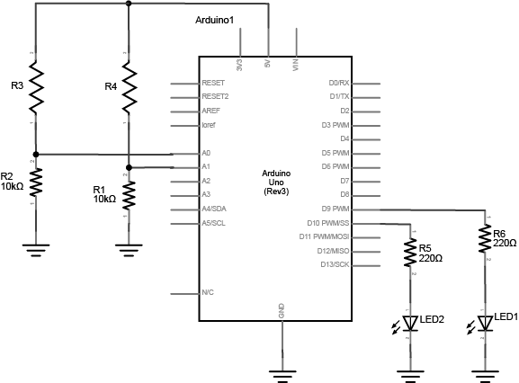 Lab 5 Schematic - Analog Input